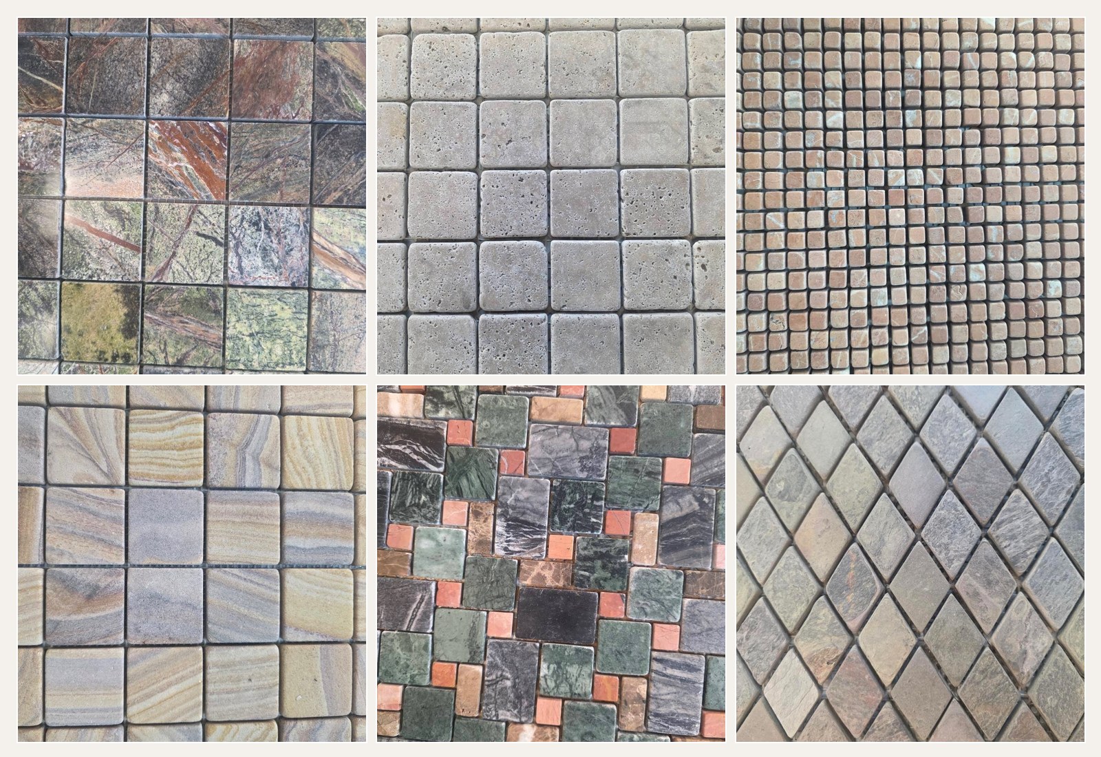 Marble mosaic close out promotional tiles
