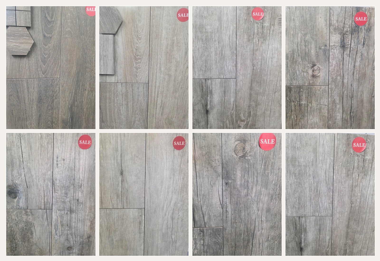 8x48 porcelain woodlook promotional tiles